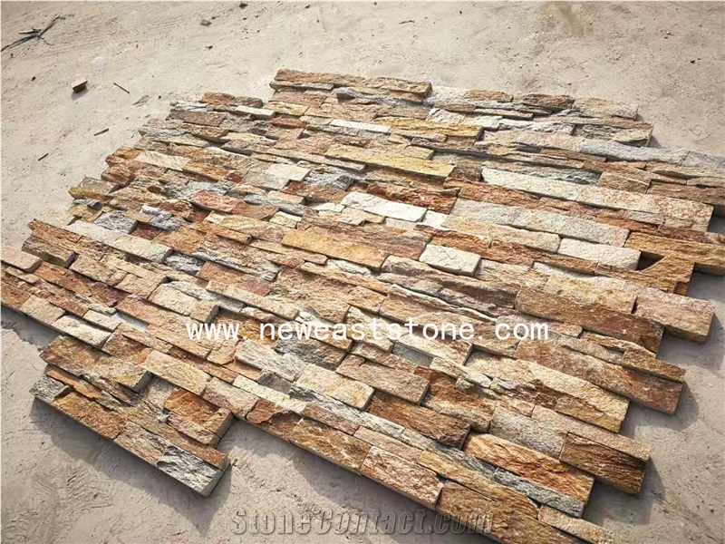 Mountain Rustic Ledgestone Fireplace Veneer Panel