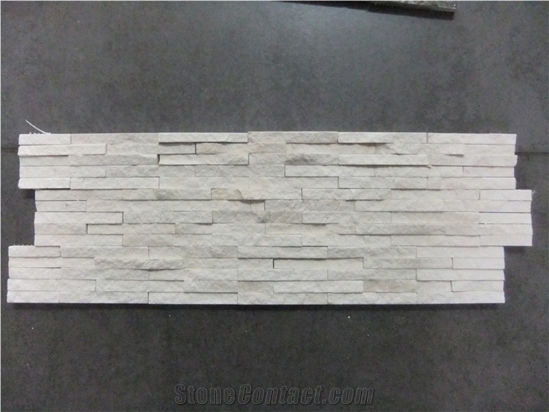 Greece Thassos Split Marble Cultured Stone for Projects