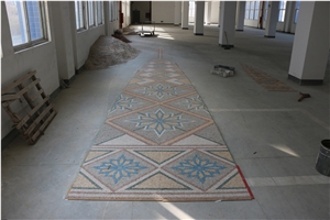 Marble Mosaics Art,Luxury Medallions,Round Carpet