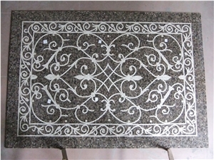 Marble Mosaics Arts,Square Medallions for Carpet
