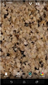 Rose Gold Granite Block, India Gold Granite