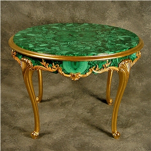 Lightweight Malachite Green Marble Handmade Panels