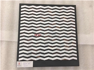 Thin Laminated Wall Backsplash Pearl Shell Mosaic