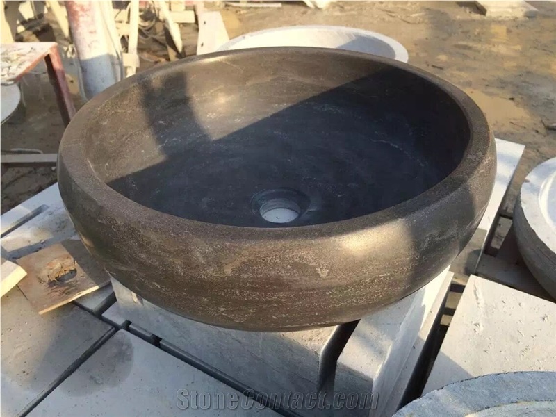 Brown Round Sinks Basins Kitchen Bathroom Bowls