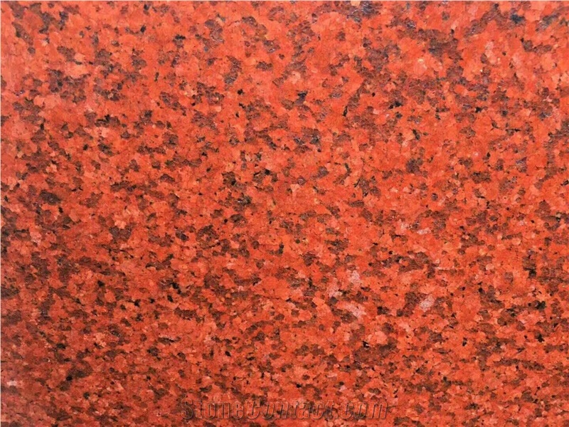 Dyed Red Granite Stone Slabs Tiles Wall Floor