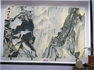 Flat Marble Stone White Slabs Wall Floor Tiles