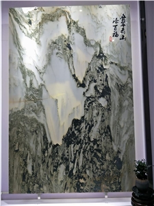Flat Marble Stone White Slabs Wall Floor Tiles