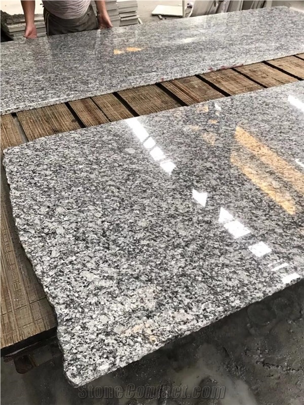 G408 Wave White Granite Stone Slabs Tiles Floor