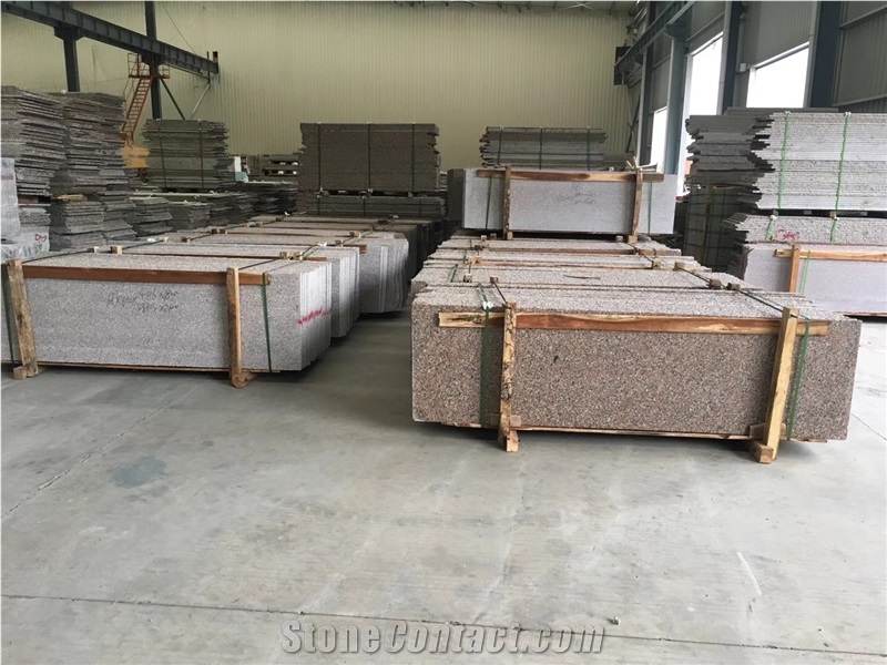 G686 Granite Red Stone Stairs & Steps