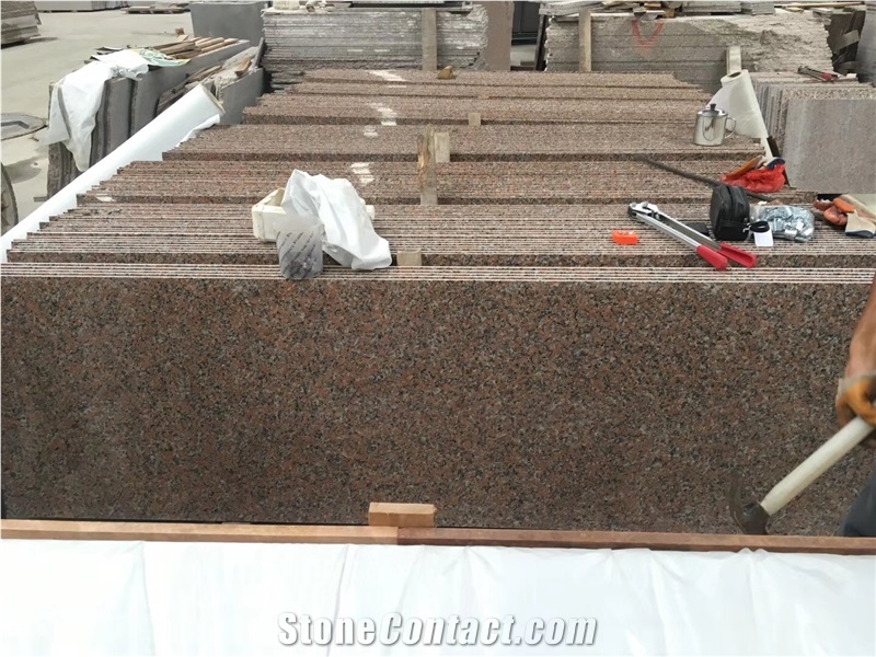 G686 Granite Red Stone Stairs & Steps