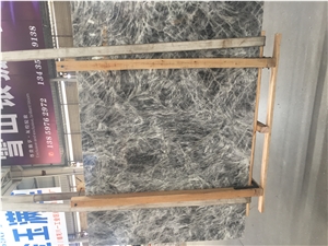 Silver Grey Marble Stone Slabs Tiles Wall Polished