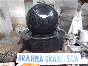 Rolling Ball Fountain,Gray Mist Granite Ball Fountain,Sphere
