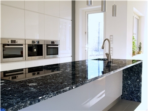 Black Labrador-Volga Blue Granite Countertop