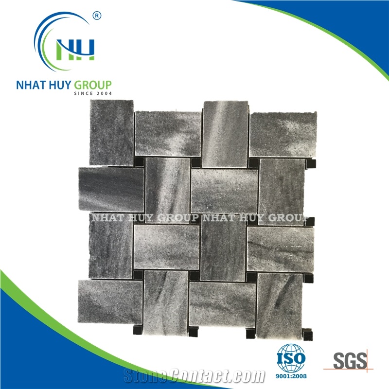 Polished Chocolate Marble Hexagon Mosaic