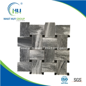 Polished Chocolate Marble Hexagon Mosaic
