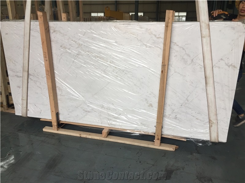 Volakas White Marble Bath Tops, Jazz White Marble