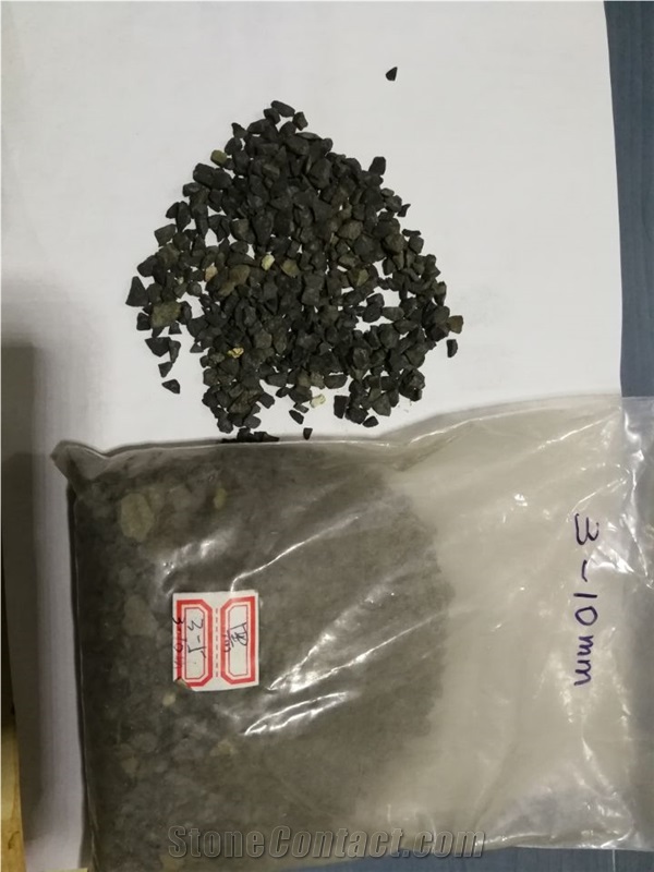 Black Granite Crushed Stone Chips Aggregates