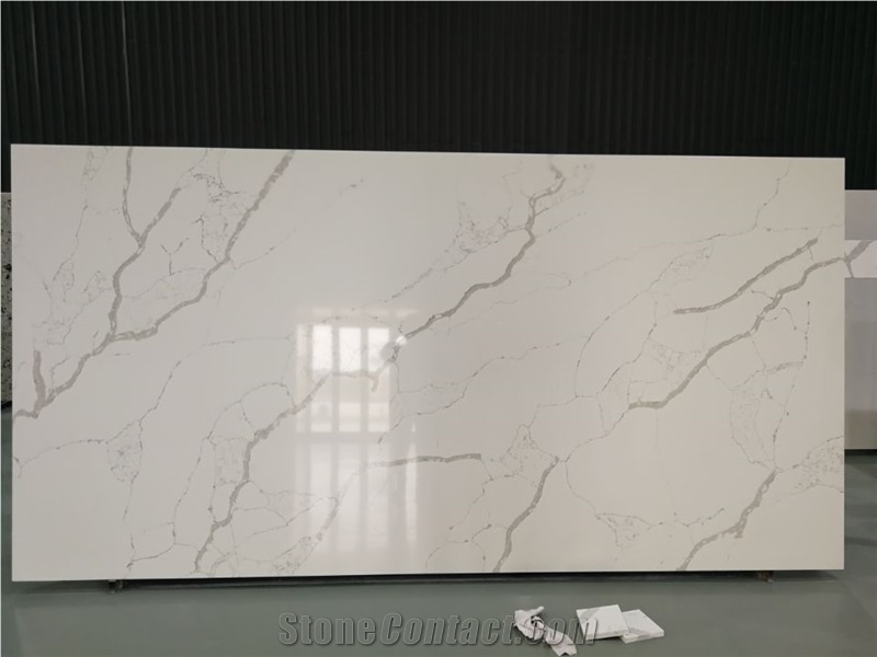 Calcutta Quartz Slabs Kitchen Vanity Top