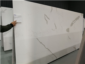 Calcutta Quartz Slabs Kitchen Vanity Top