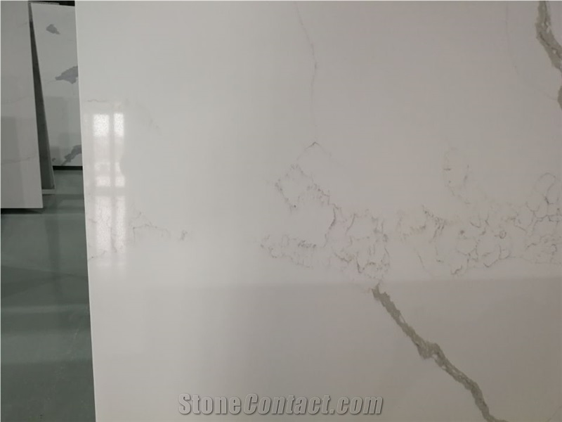 Calcutta Quartz Slabs Kitchen Vanity Top