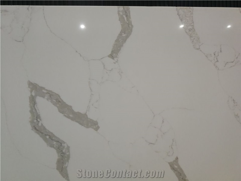 Calcutta Quartz Slabs Kitchen Vanity Top