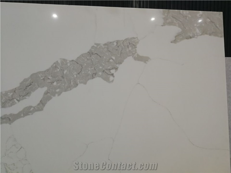 Calcutta Quartz Slabs Kitchen Vanity Top