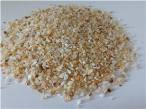 Cream Crushed Stone Chips for Terrazzo Concrete