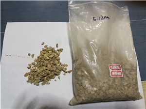 Earth Yellow Granite Crushed Stone Chips Aggregate