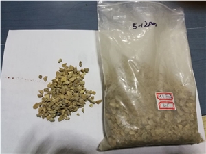 Earth Yellow Granite Crushed Stone Chips Aggregate