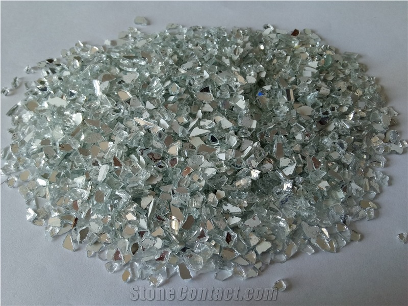 Glass Mirror Chips Crushed Glass for Terrrazzo