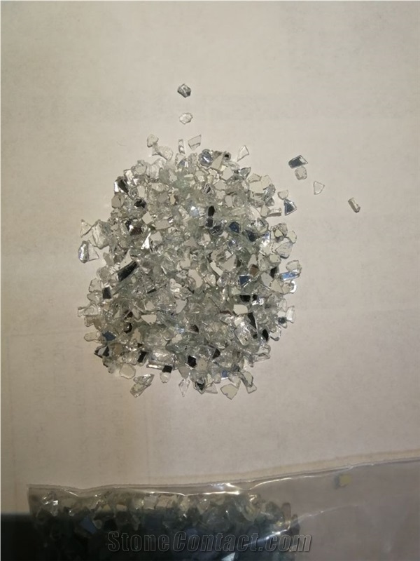 Glass Mirror Chips Crushed Glass for Terrrazzo