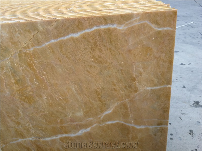 Golden Cassia Royal Golden Marble Slab Floor