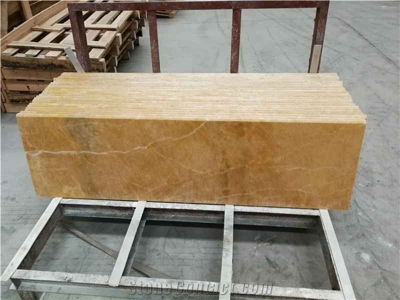 Golden Cassia Royal Golden Marble Slab Floor