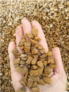 Grain Yellow Granite Crushed Stone Chips Aggregate Grain Yellow Granite Crushed Stone Chips Aggregate