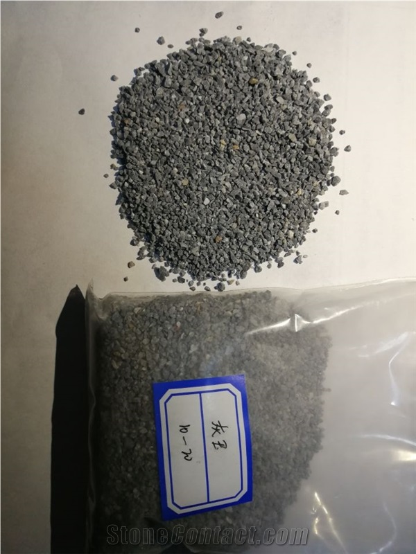 Grey Crushed Stone Chips for Terrazzo Concrete