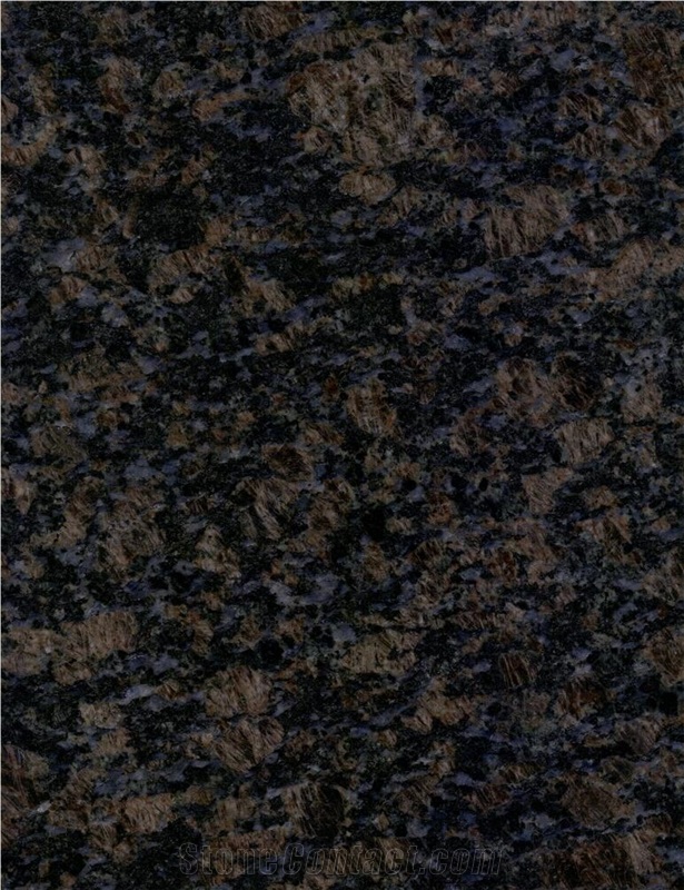 India Sapphire Brown Gangsaw Slab for Kitchen Bathtop