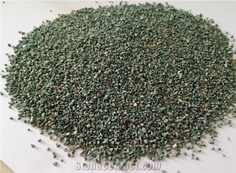 Ocean Blue Crushed Stone Chips for Terrazzo