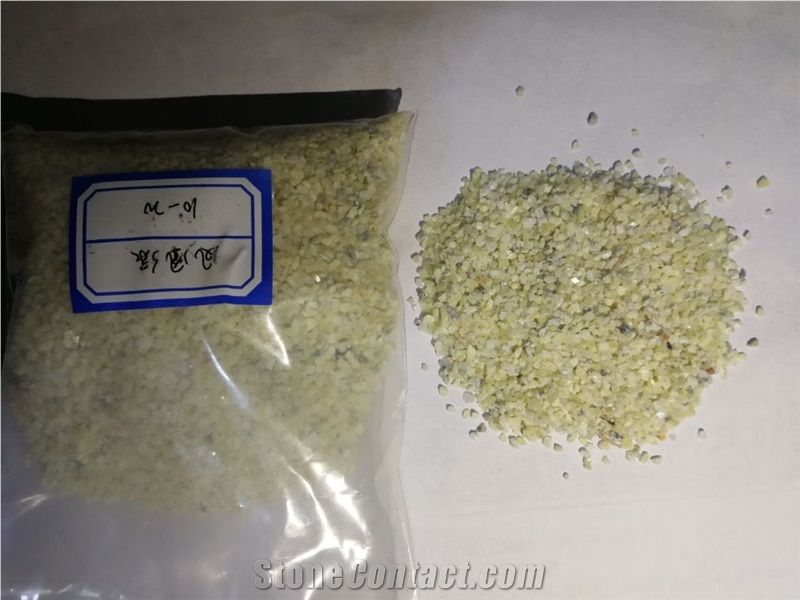 Phoenix Green Crushed Stone Chips for Terrazzo