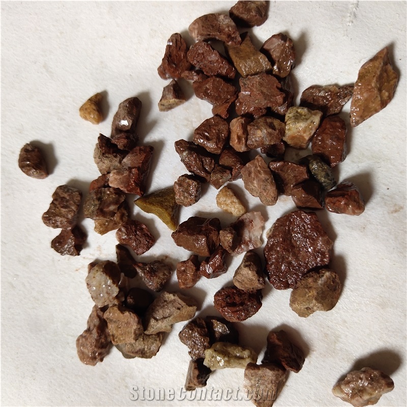 Red Granite Crushed Stone Chips Aggregate