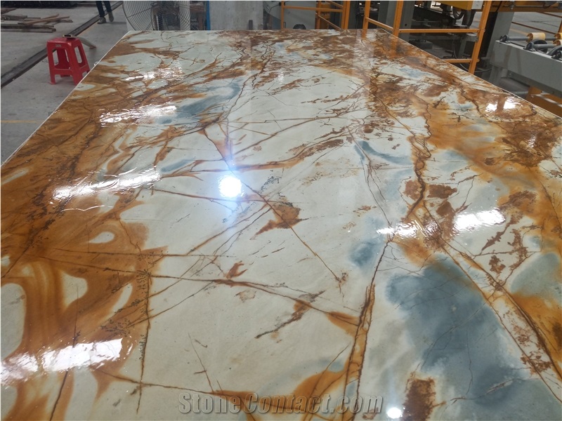 Roma Blue Romal Imperial Quartzite Gangsaw Slabs