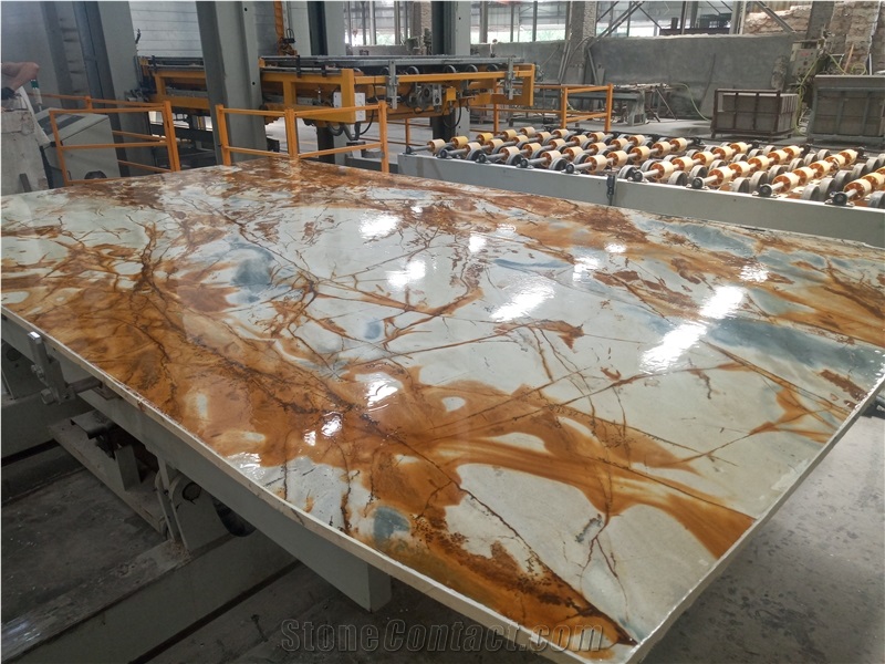 Roma Blue Romal Imperial Quartzite Gangsaw Slabs