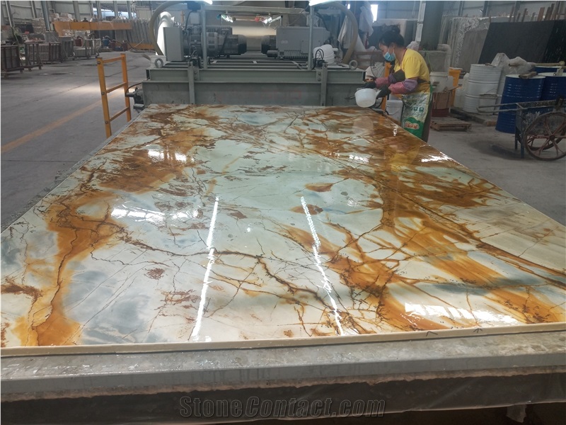 Roma Blue Romal Imperial Quartzite Gangsaw Slabs