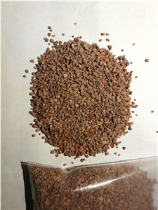 Taiwan Red Granite Crushed Stone Chips Aggregate
