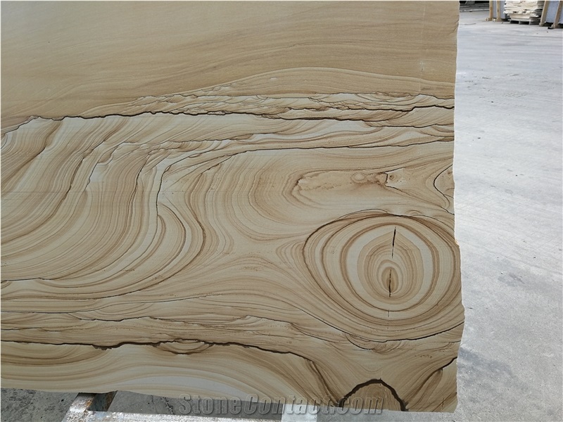 Yunnan Scenery Sandstone Slab Polished Table Top