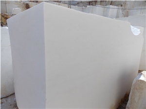 Pure White Marble Block