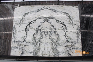 Chinese Calacatta Green Marble Slabs Tiles