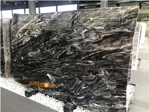 Mystic River/Balck Marble/China Quarry/Bookmatch