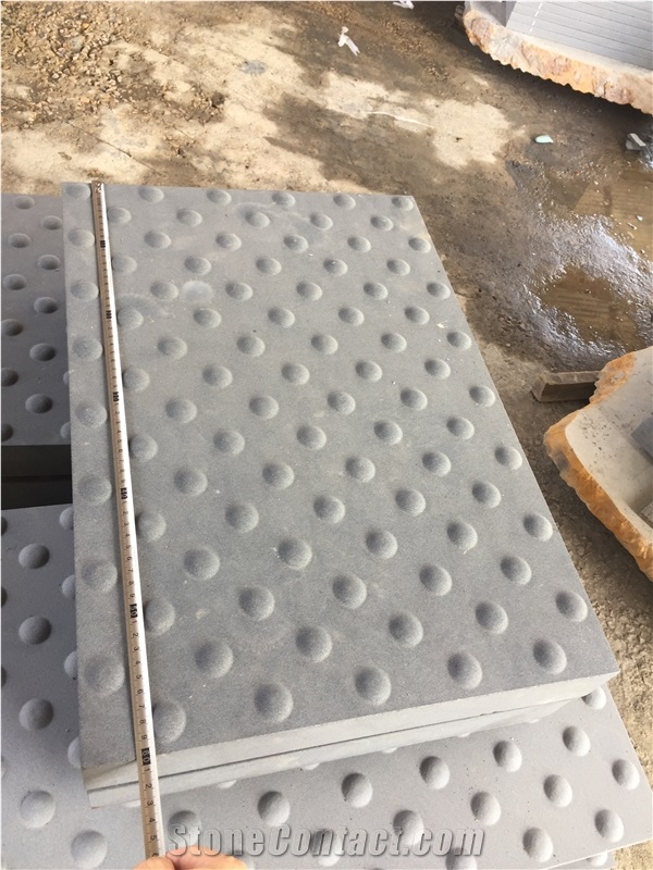 Black Basalt Tactile Paver Blind Paving Stone