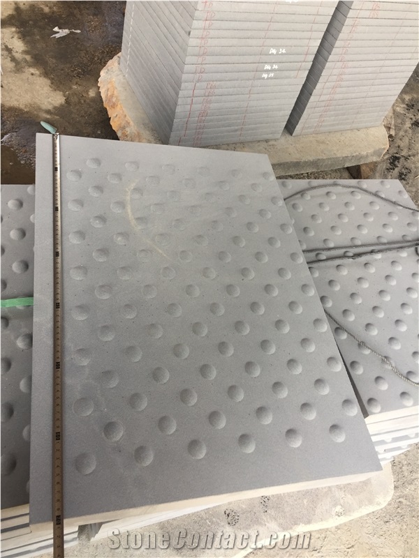 Black Basalt Tactile Paver Blind Paving Stone