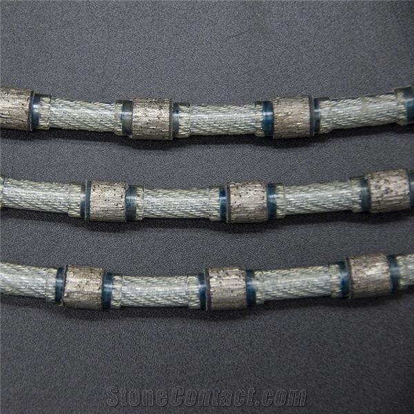 Diamond Wire with Plastic for Block Cutting